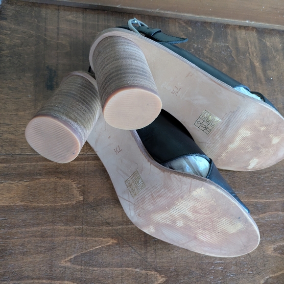 Madewell The Ruthie Crisscross Sandal in Black Leather 7.5 - Picture 8 of 10